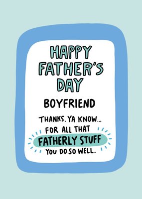 Fathers day store cards for boyfriend