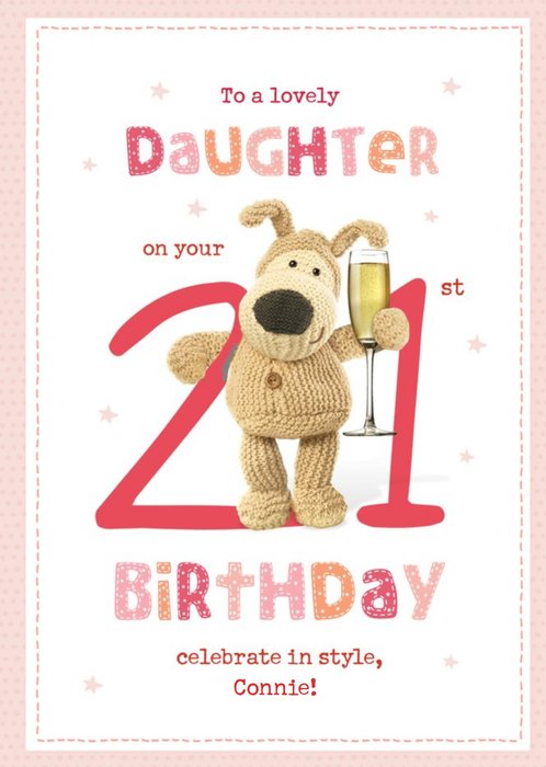 Boofle To A Lovely Daughter On Your 21st Birthday Card