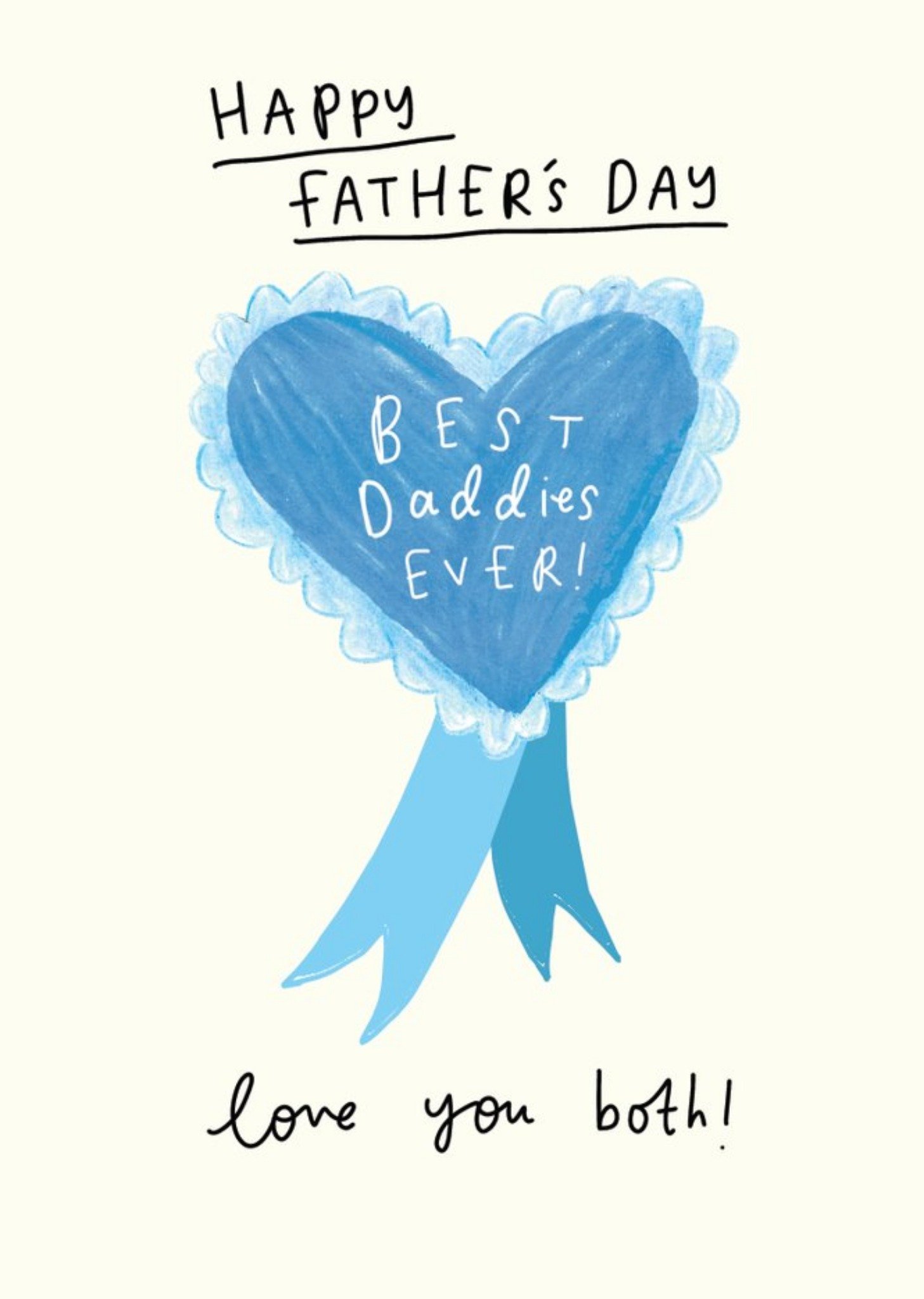 Moonpig The Happy News Best Daddies Ever Father's Day Card, Large