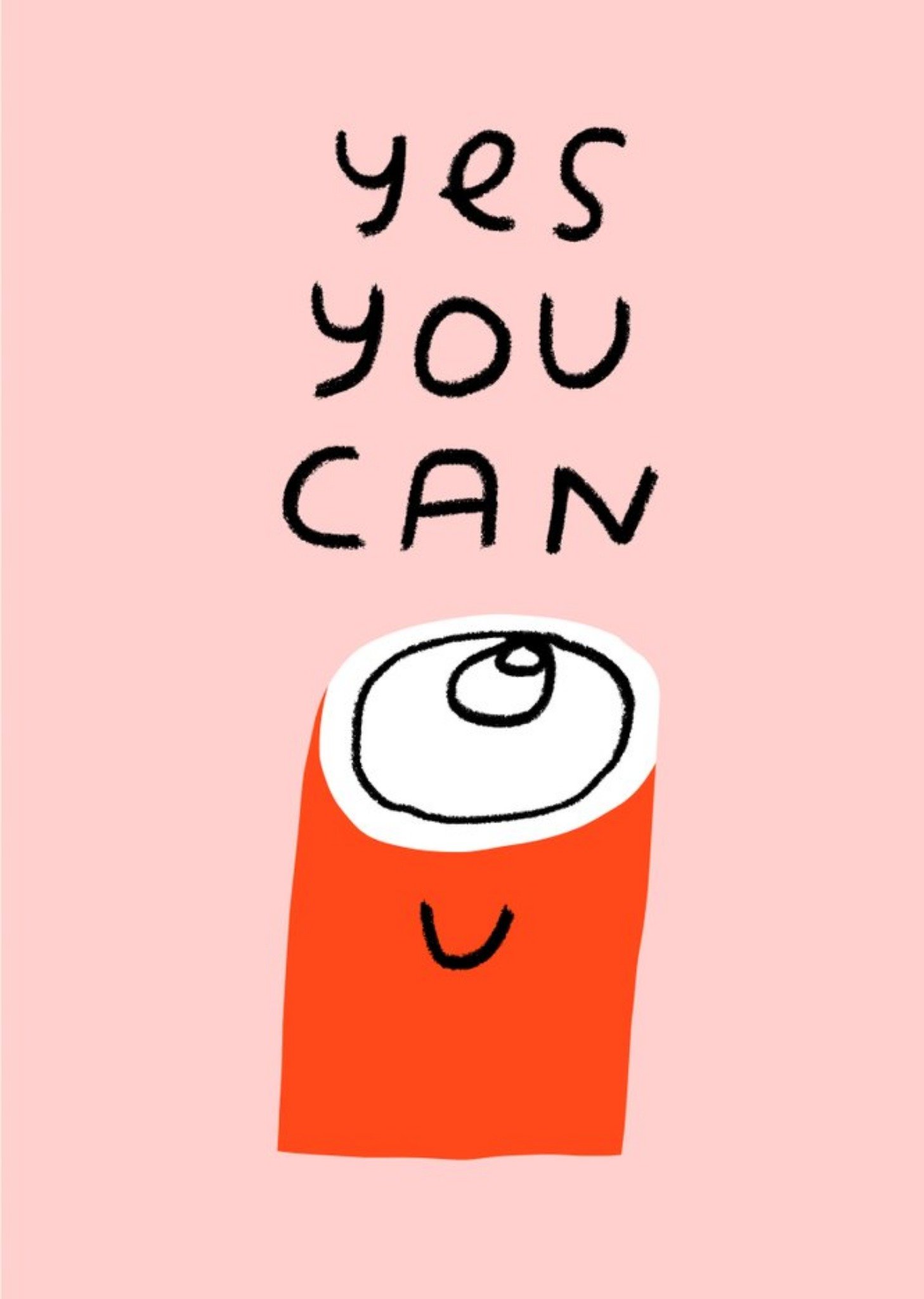 Moonpig Thinking Of You Card - Yes You Can, Large