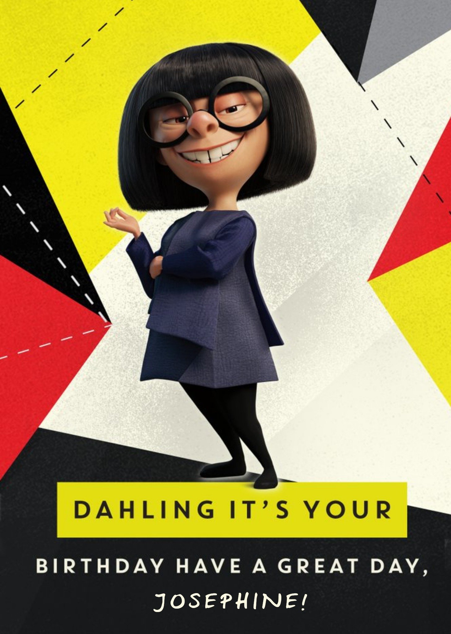 Birthday Card - The Incredibles 2 - Disney Pixar Ecard