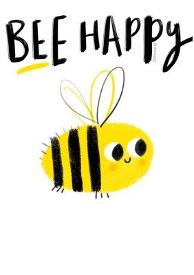 Cute Bee Illustration T-Shirt