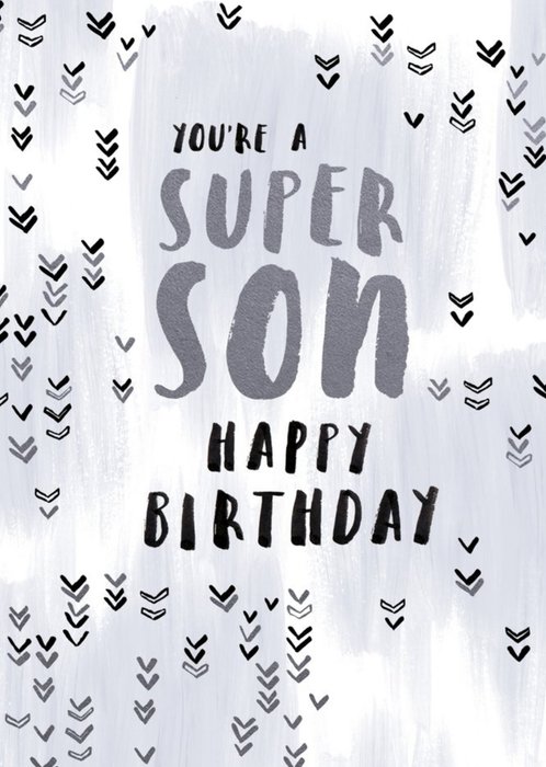 You Are A Super Son Happy Birthday Card