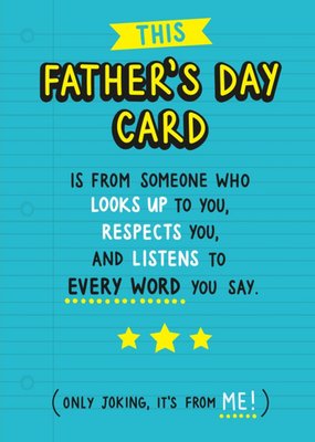 Funny This Fathers Day Card