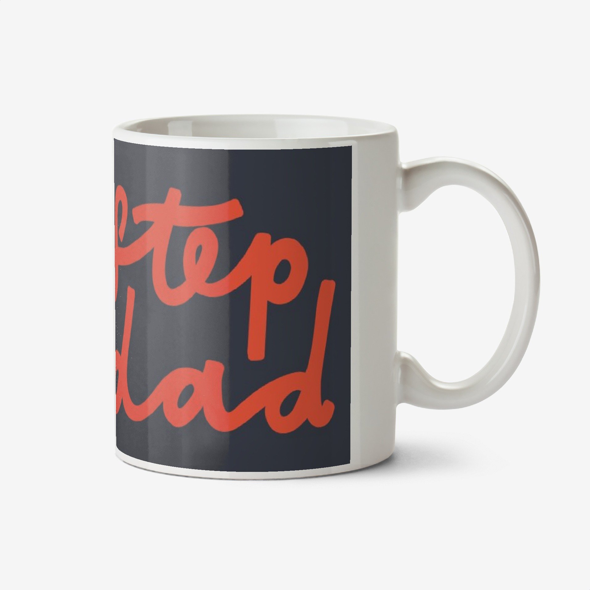 Moonpig Typographic No.1 Step Dad Mug Ceramic Mug