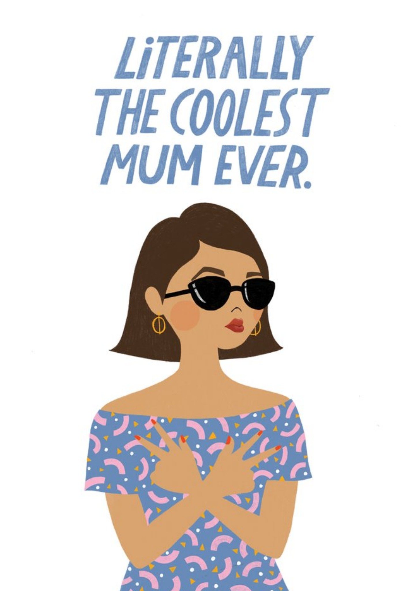 Cardy Club Coolest Mum Ever Card, Large