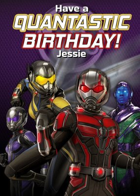 Ant Man And The Wasp Quantumania Marvel Quantastic Birthday Card
