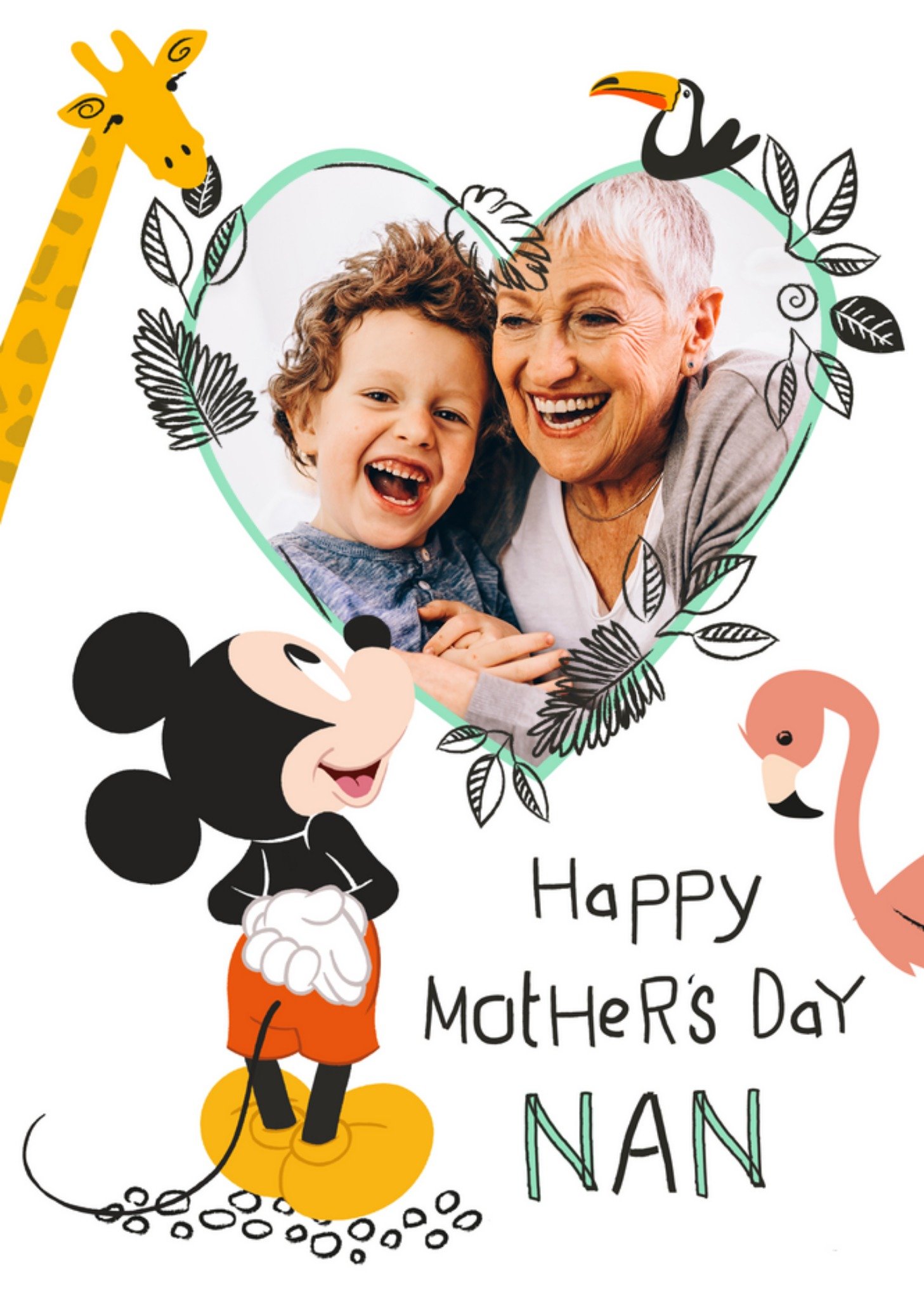 Disney Mickey Mouse Happy Mothers Day Nan Card Ecard