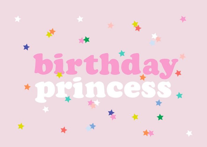 Shake It Up Birthday Princess Card