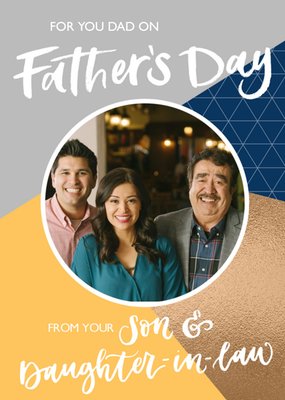 Happy Father's Day Photo Card for Dad