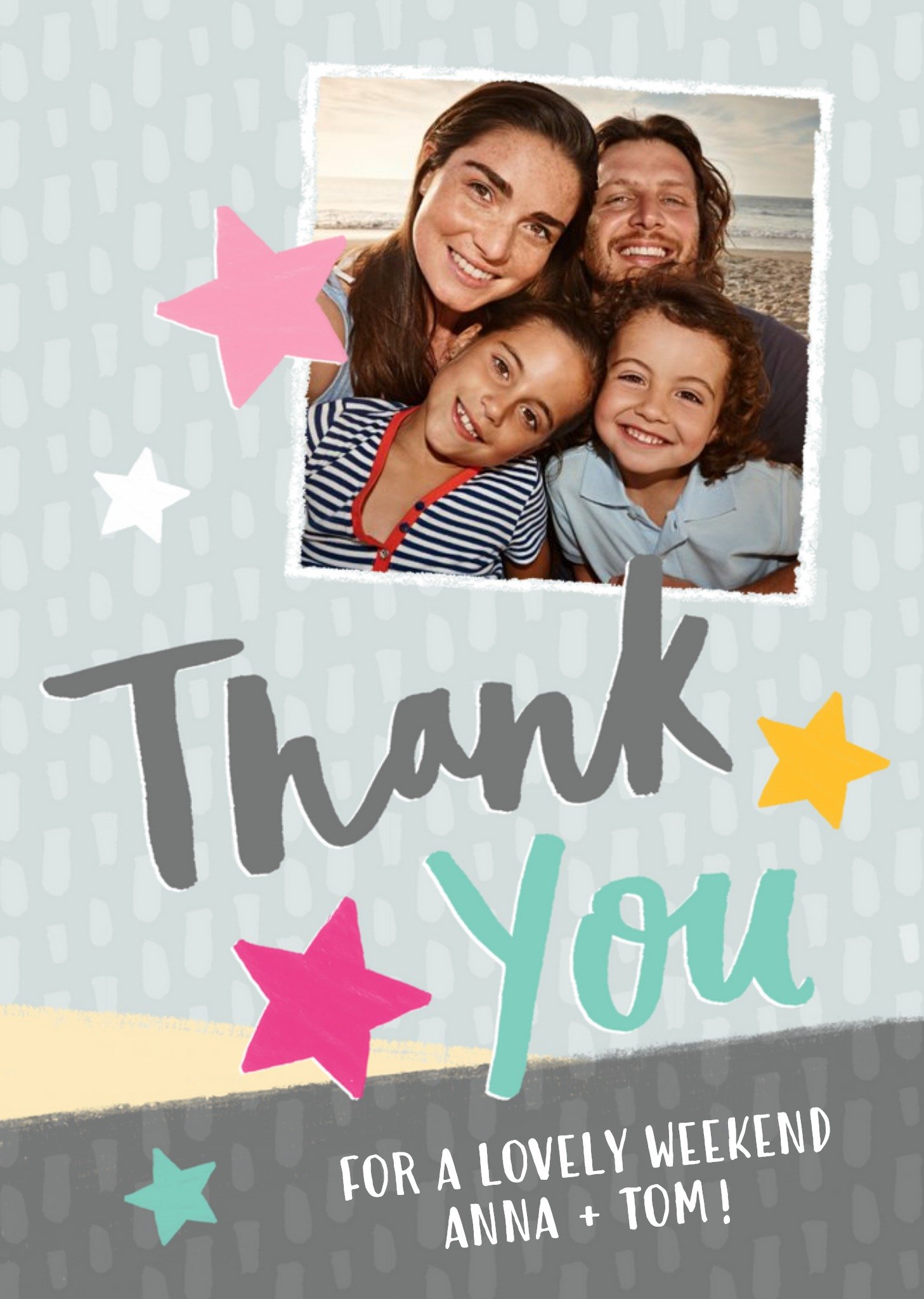 Thank You Card - Photo Upload Card Ecard