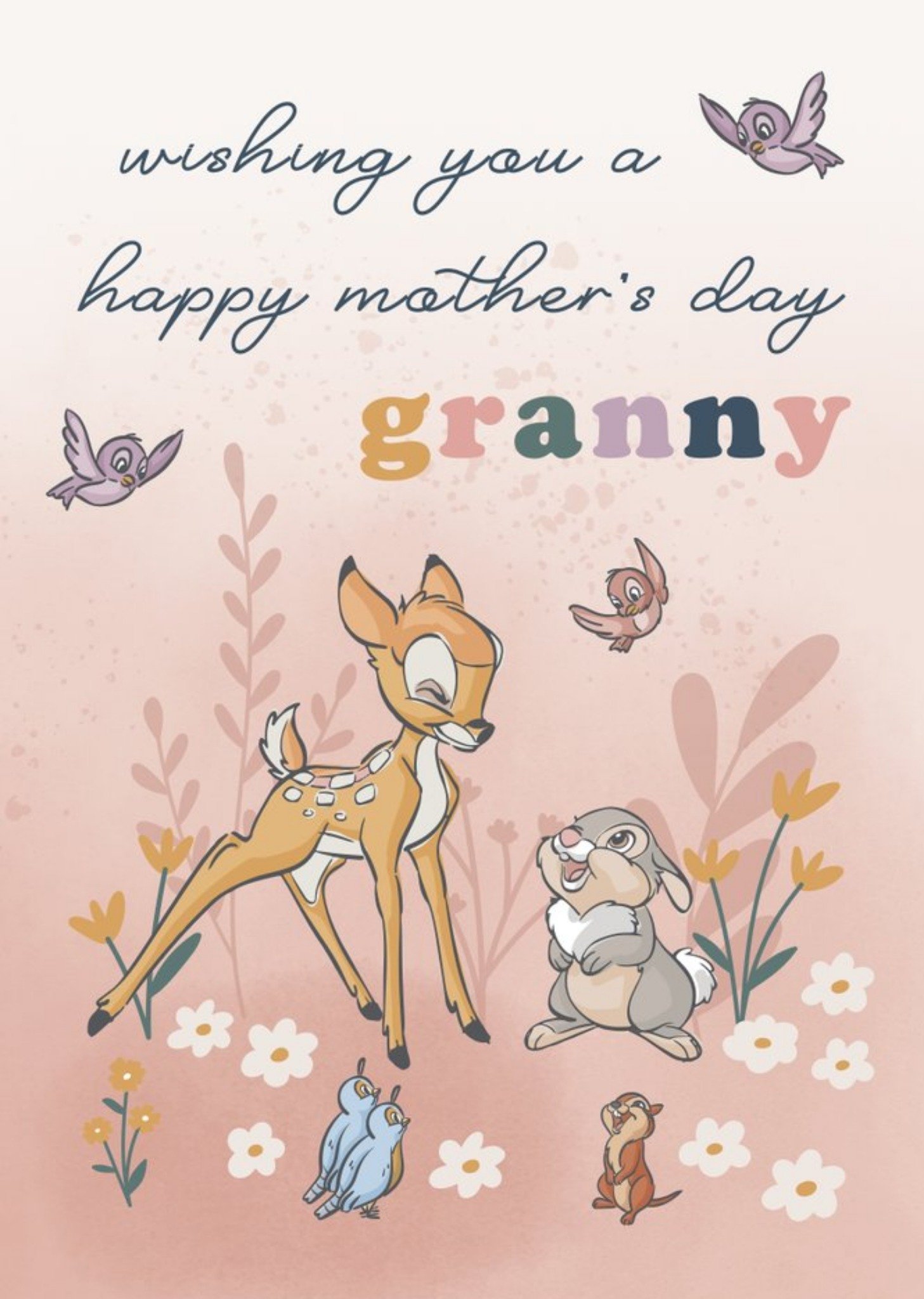 Cute Disney Bambi And Thumper Mothers Day Card Ecard