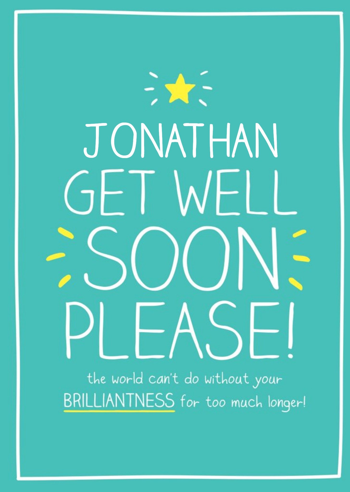 Friends Happy Jackson Thoughtful Get Well Card Ecard