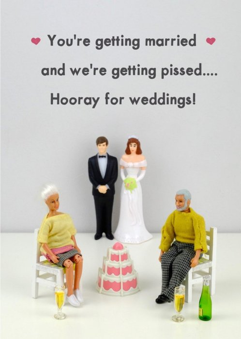 Funny Rude Yay You Are Getting Married Card