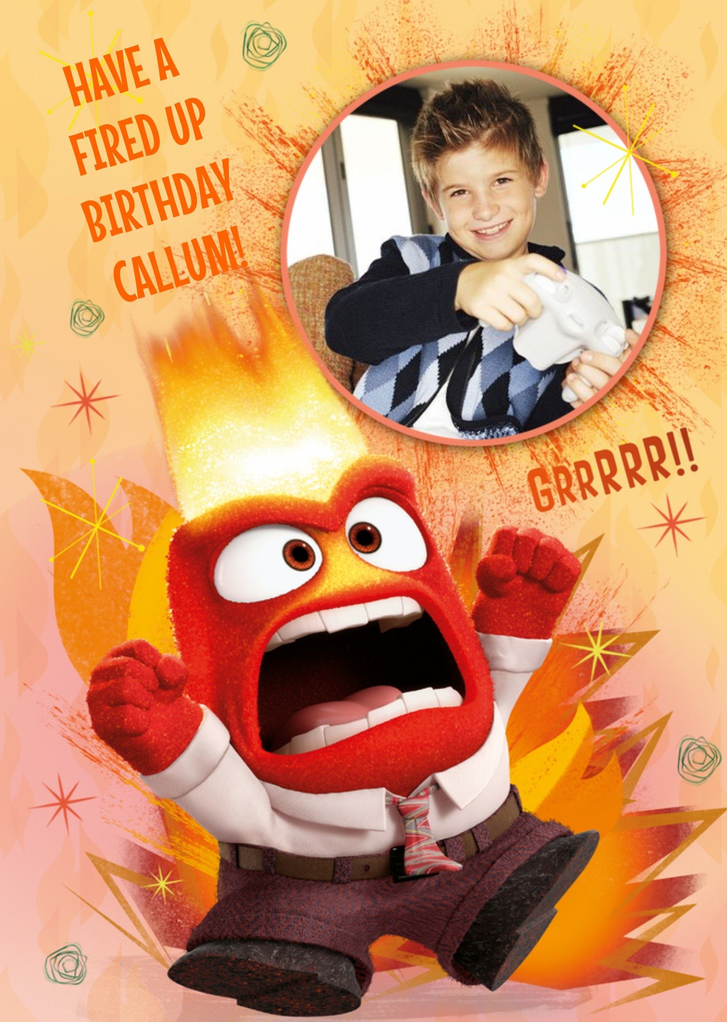 Disney Inside Out Photo Card Ecard