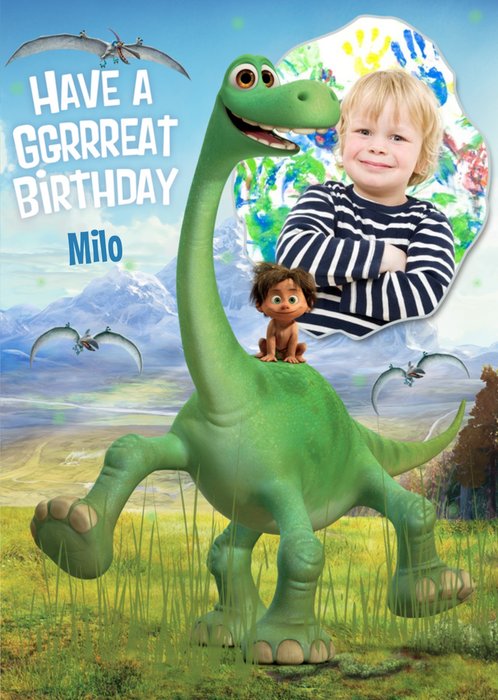 Disney The Good Dinosaur Happy Birthday Kids Card