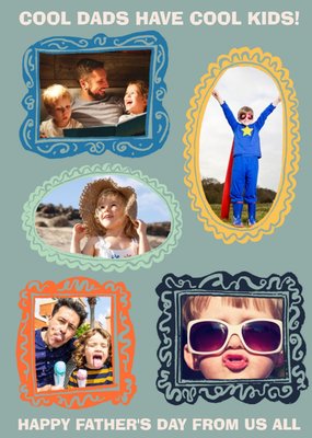 Frame Photo Upload Father's Day Card