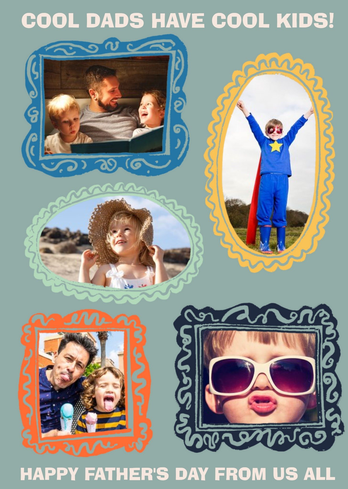 Frame Photo Upload Father's Day Card Ecard