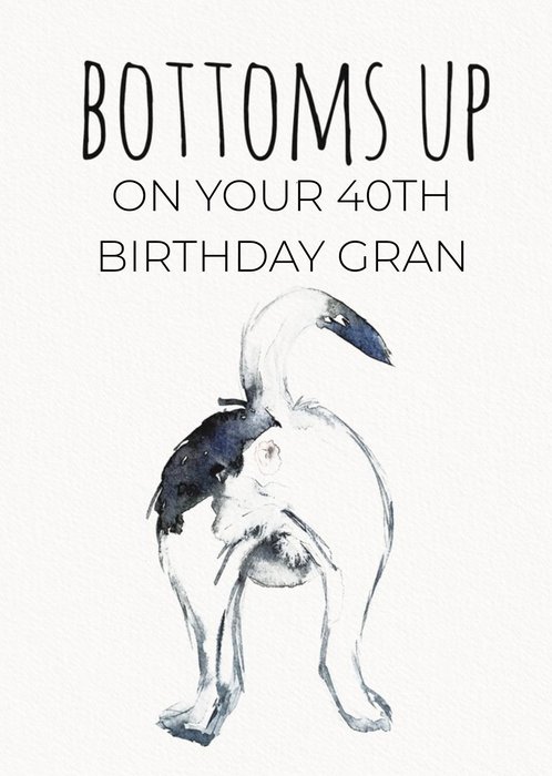 Jo Scott Art Granny Dog Birthday Card