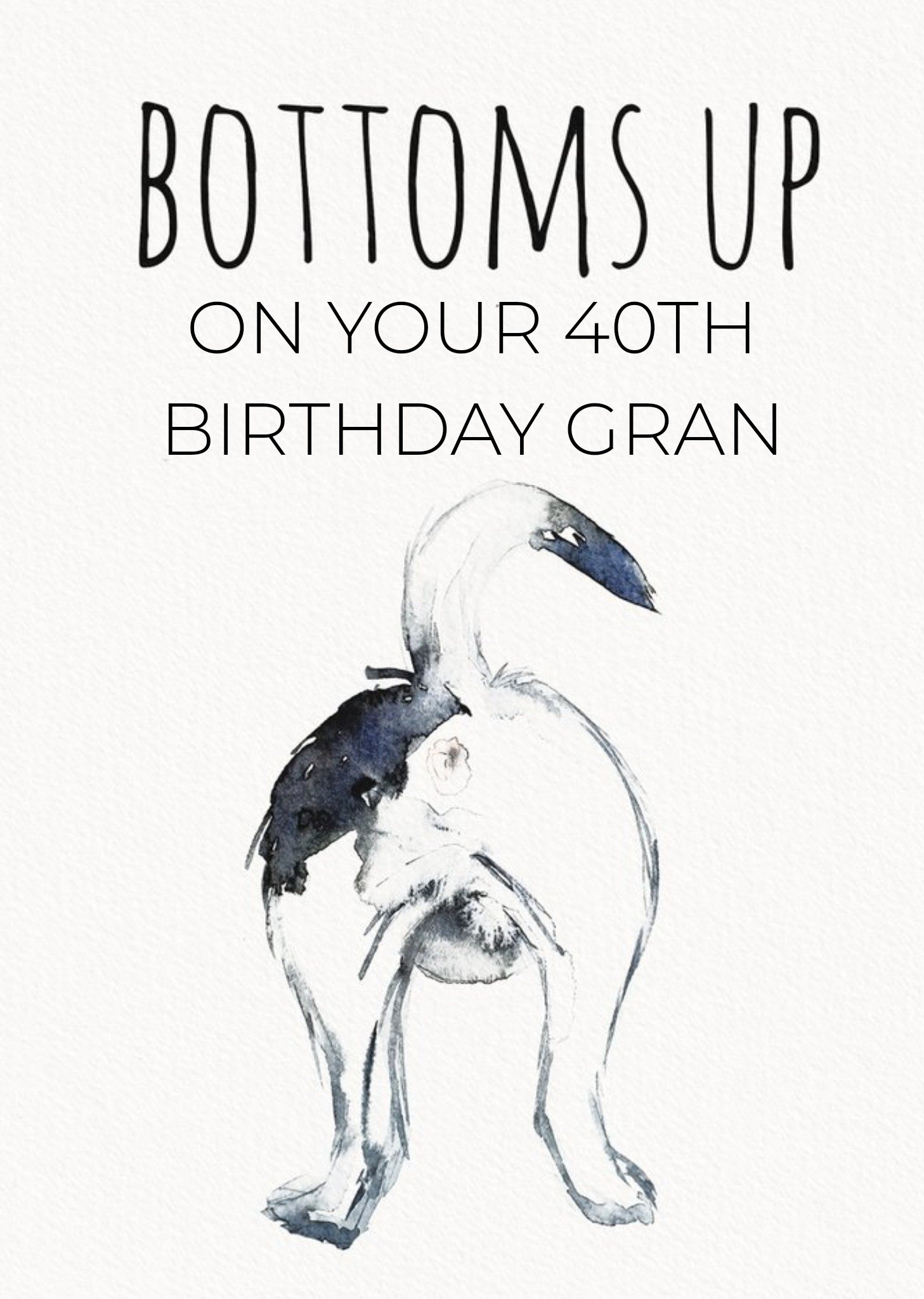 Moonpig Jo Scott Art Granny Dog Birthday Card, Large