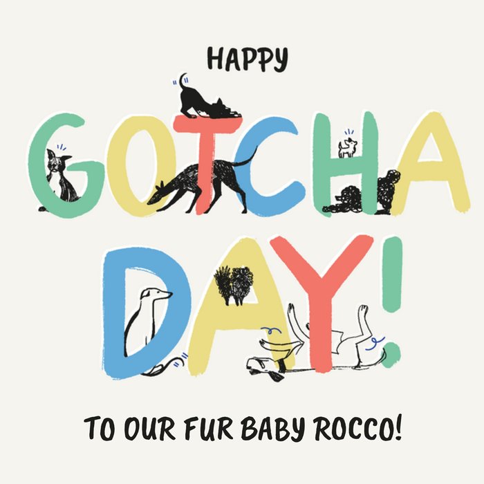 Happy Gotcha Day Card | Moonpig