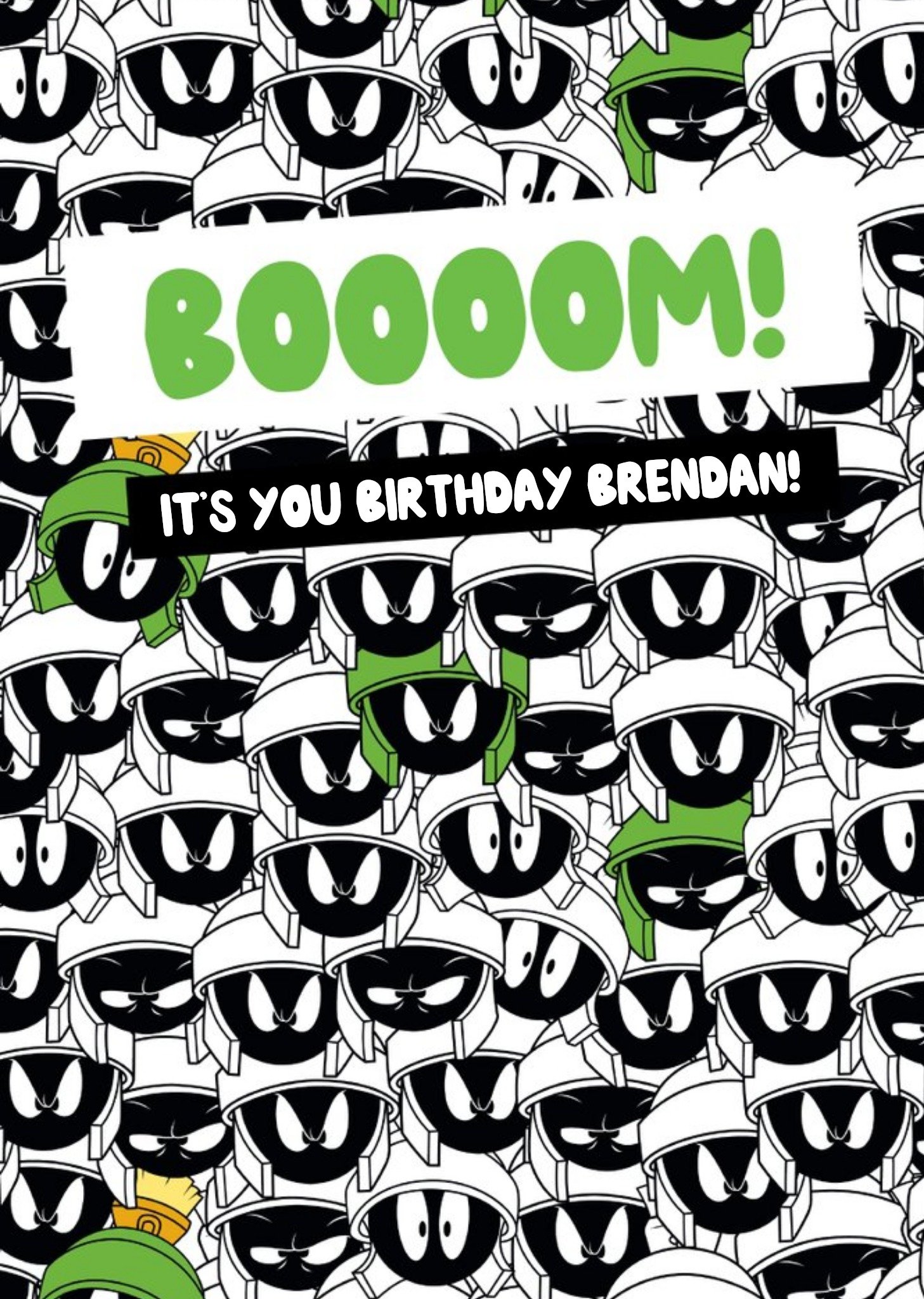 Looney Tunes Marvin The Martian Boooom It's Your Birthday Card Ecard