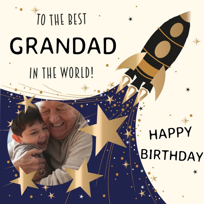 Birthday Card for Grandad - To the best Grandad in the world!