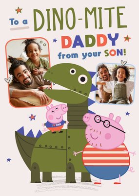 Peppa Pig Photo Upload Father's Day Card