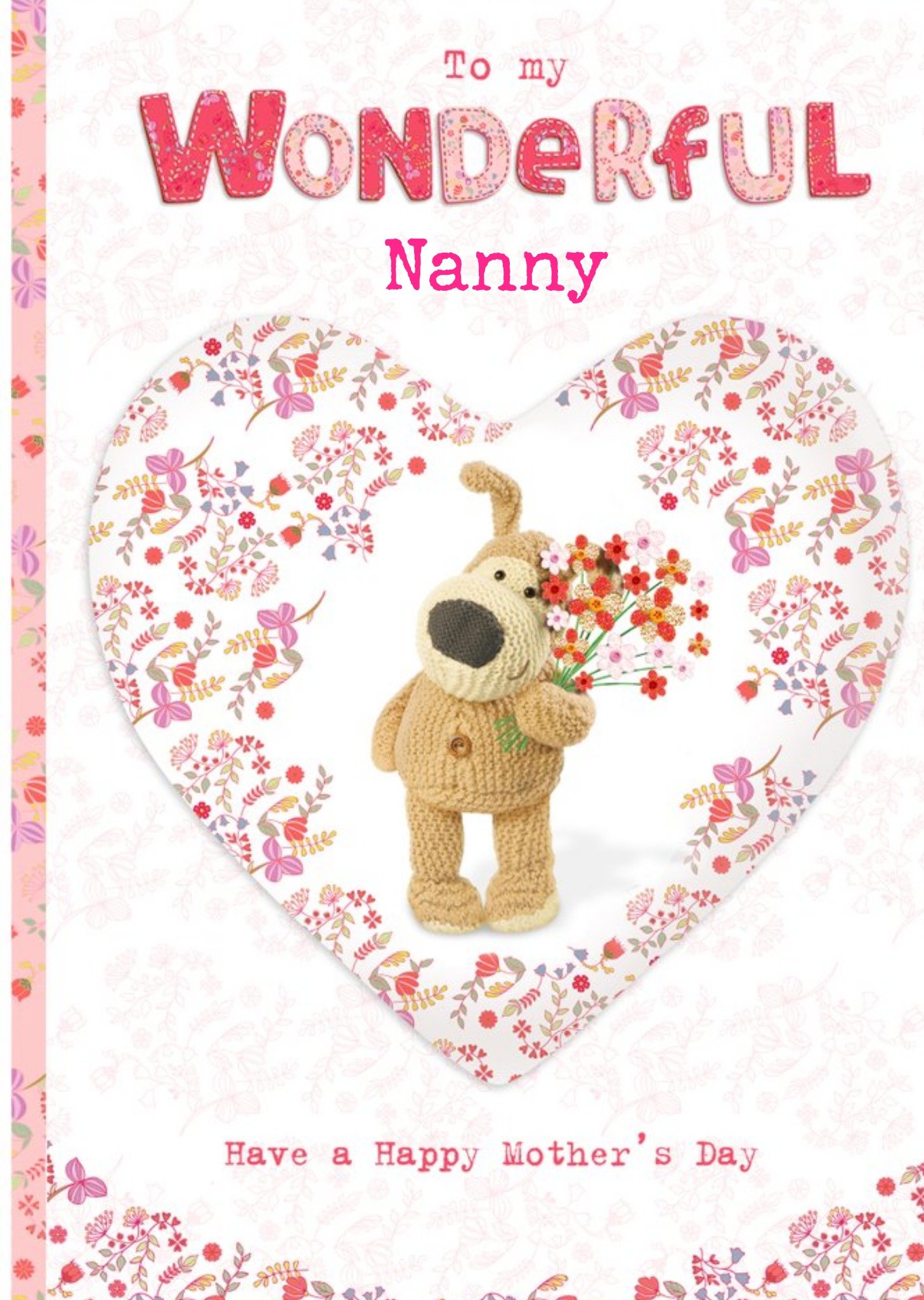 Boofle To My Wonderful Nanny Happy Mother's Day, Large Card