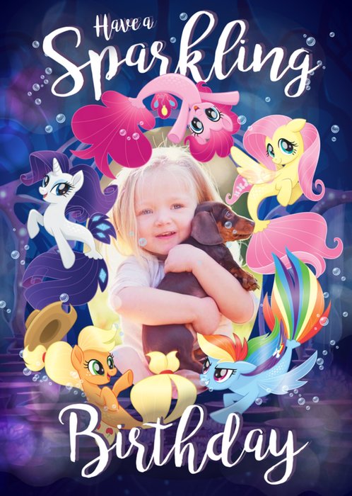 My Little Pony Birthday Card - Photo Upload Card