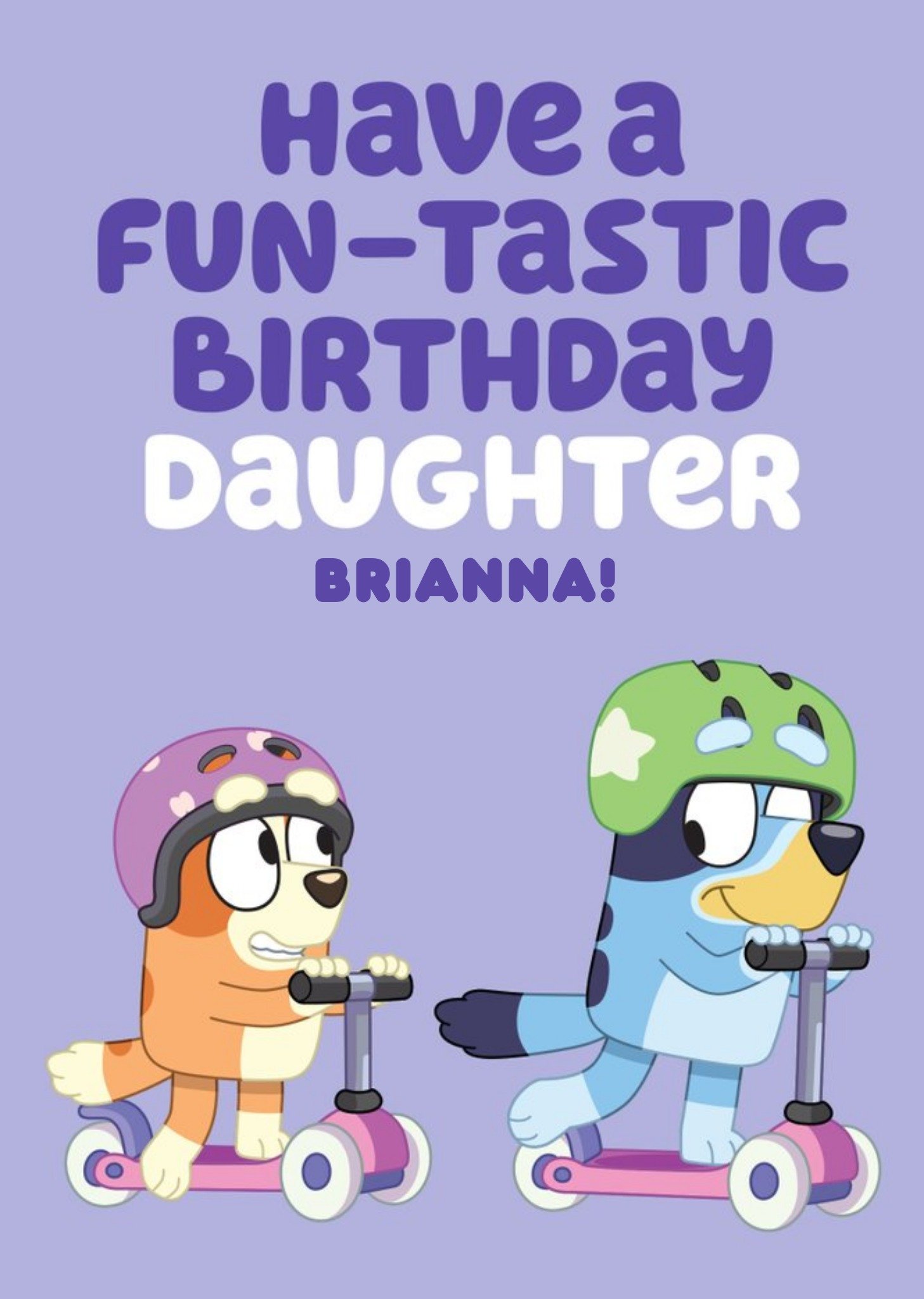 Bbc Bluey And Bingo Have A Fun-Tastic Birthday Card Ecard