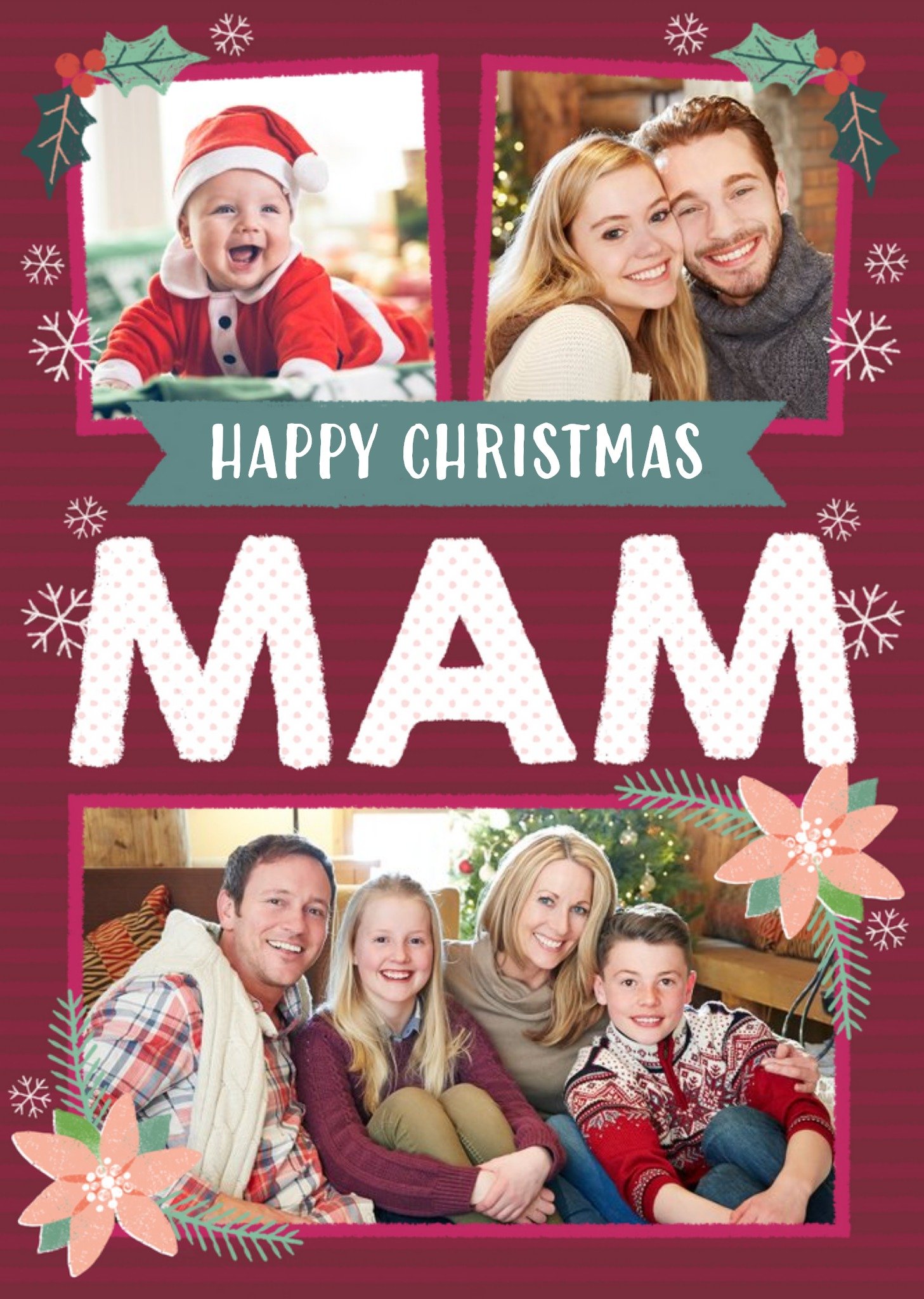 Mam Photo Upload Christmas Card Ecard