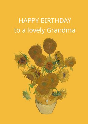 The National Gallery Van Gogh's Sunflowers Birthday Card