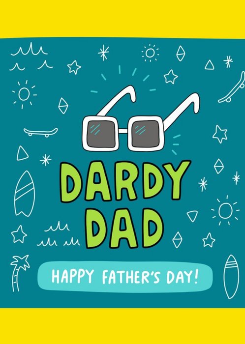 Angela Chick Sunglasses Australia Surfboard Father's Day Dad Card