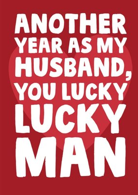 Another year as my husband