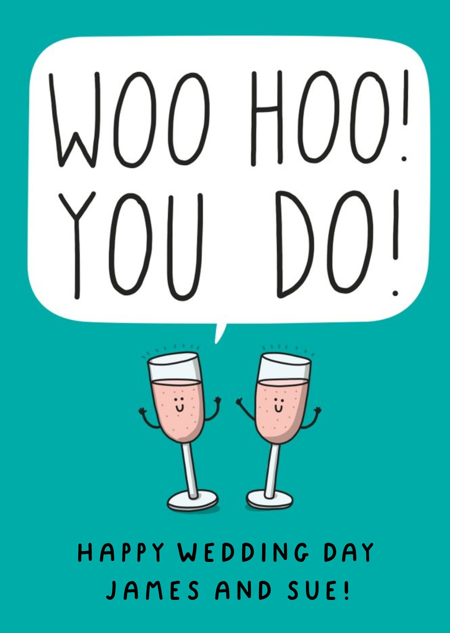 Woo Hoo You Do Wedding Day Card Ecard