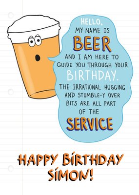 Beer Birthday Card - Funny Birthday Card