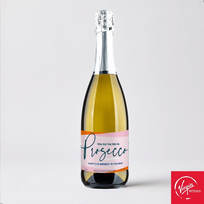 Personalised Birthday Prosecco 75cl