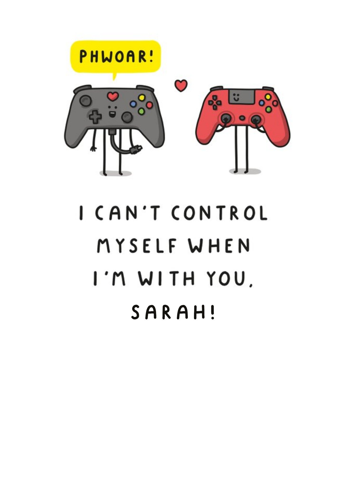 I Can't Control Myself Funny Card Ecard