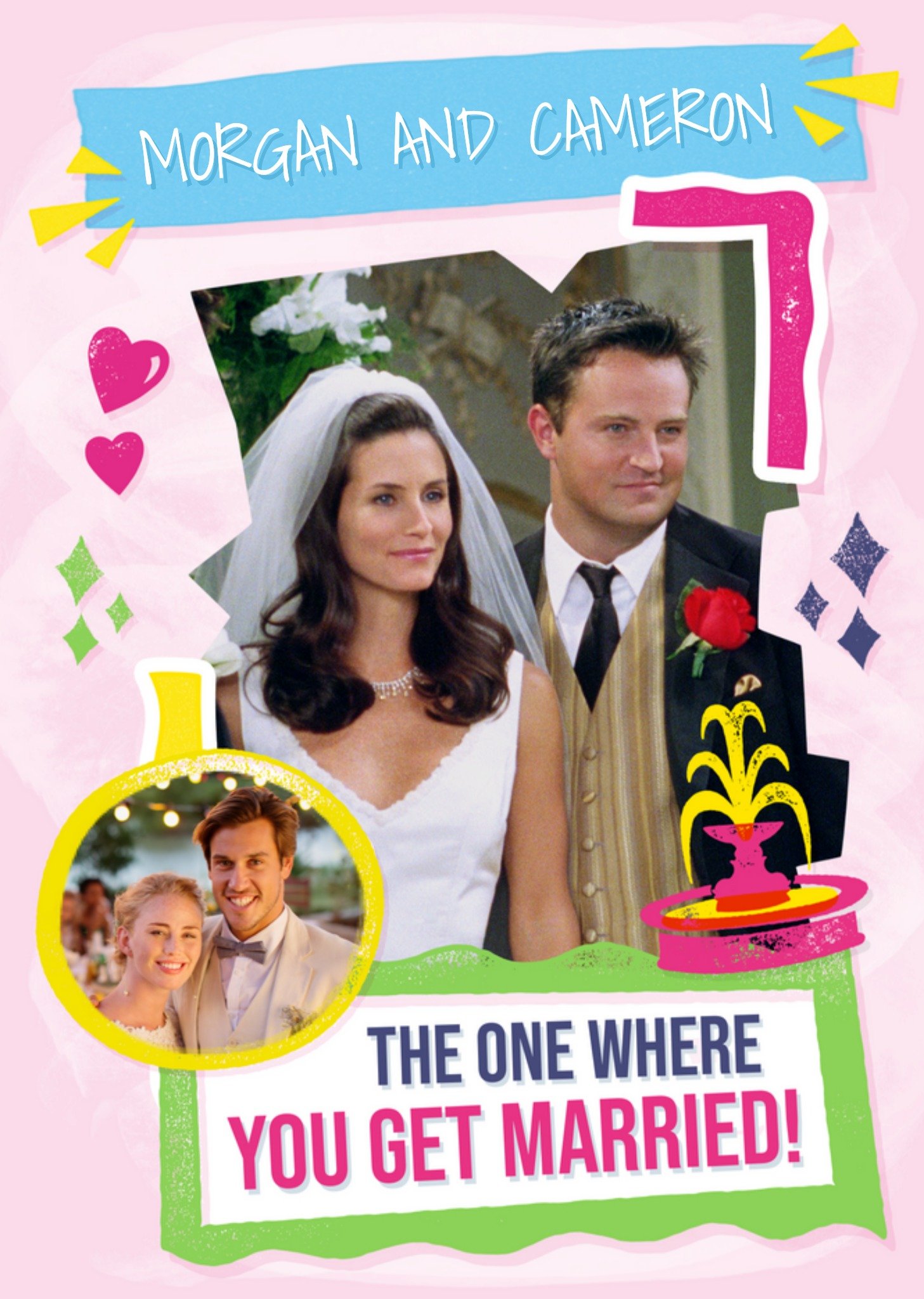 Friends (Tv Show) Friends The One Where You Get Married Photo Upload Card