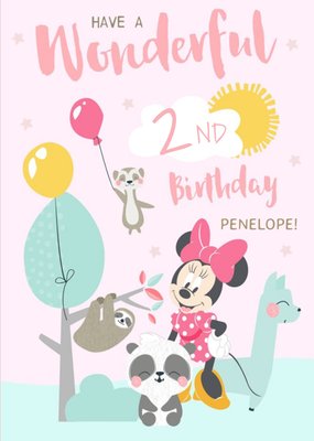 Disney Minnie Mouse Have a Wonderful 2nd Birthday