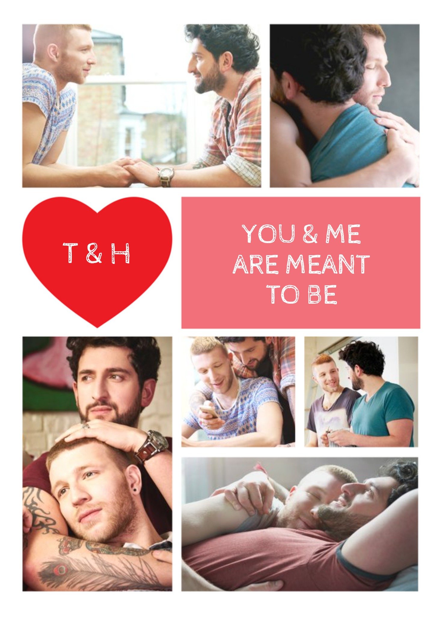 You And Me Are Meant To Be Multi-Photo Love Card Ecard