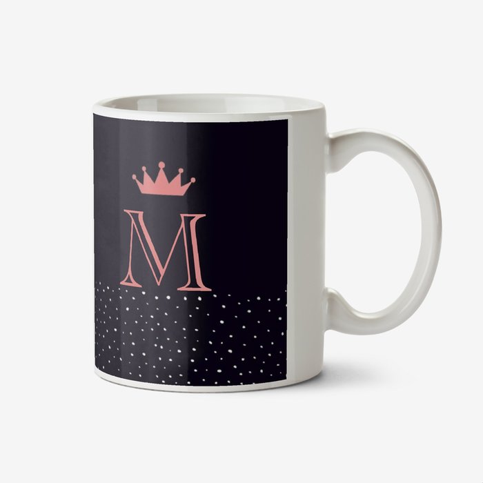 Queen Of The Brews Personalise Letter Mug