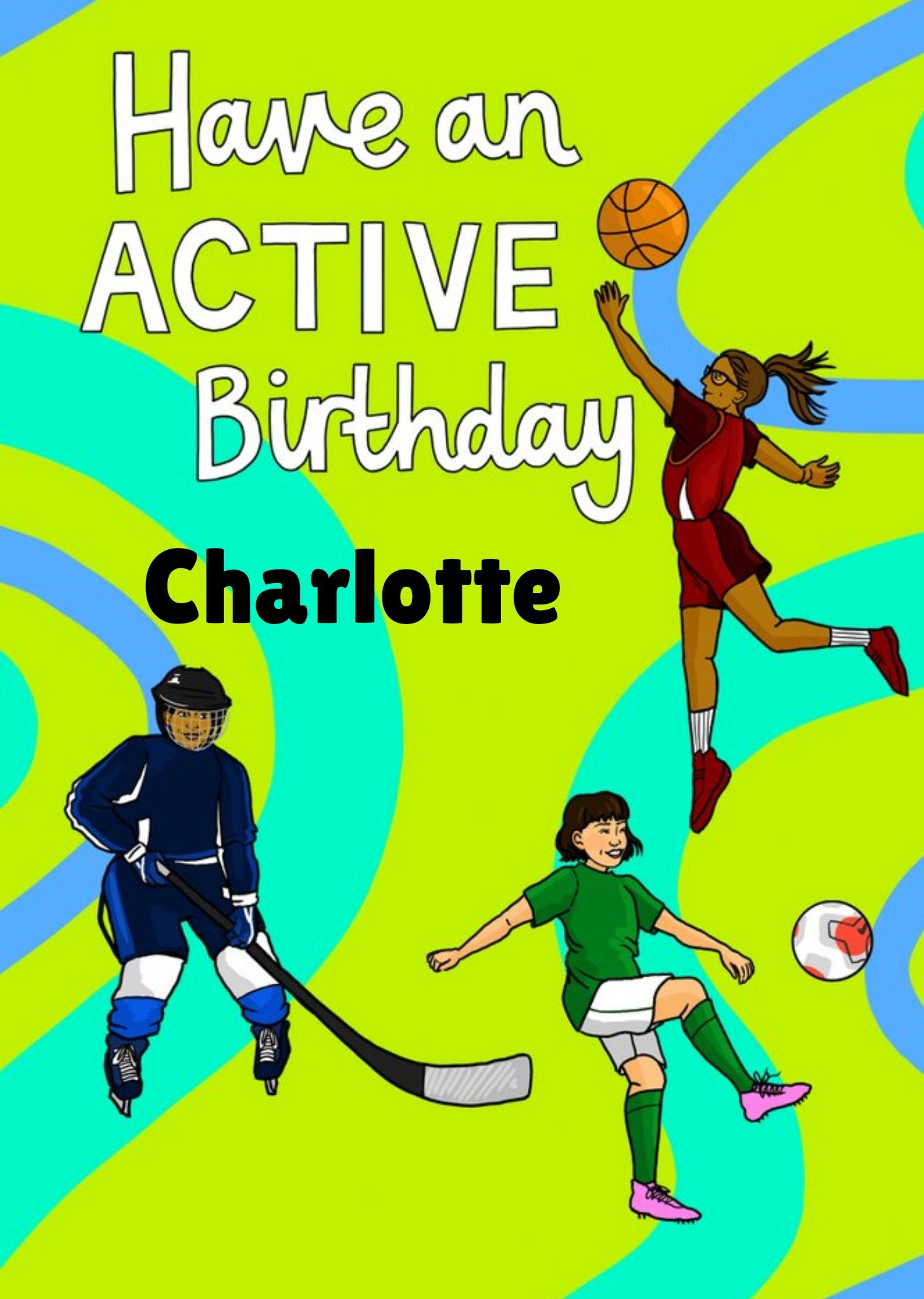 Happy Active Birthday Card Ecard