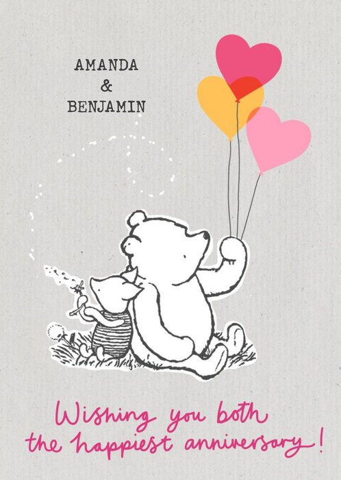 Winnie The Pooh classic - The Happiest Anniversary