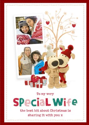 Boofle Photo upload Christmas Card To My Very Special Wife