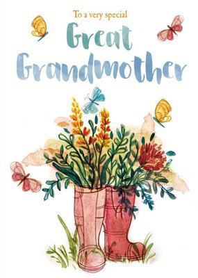 To a very special Great Grandmother - Mother's Day Card