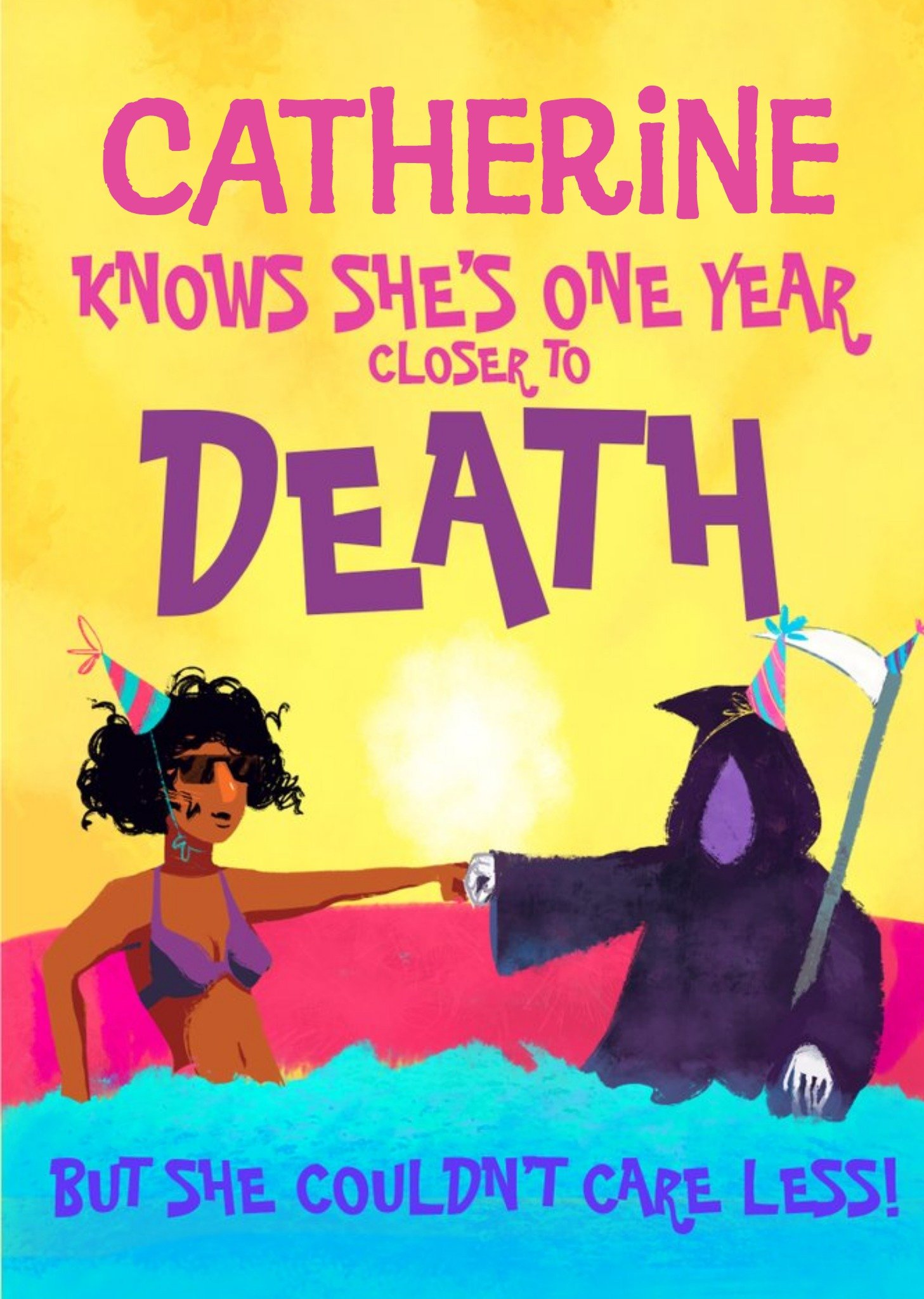 Funny Birthday Card One Year Closer To Death Ecard