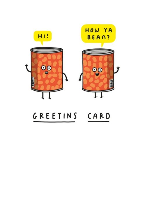 Mungo And Shoddy Funny How Ya Bean Postcard