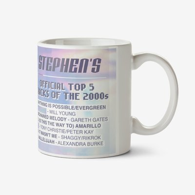 Official Charts Top 5 Tracks Of The 2000s Photo Upload Mug